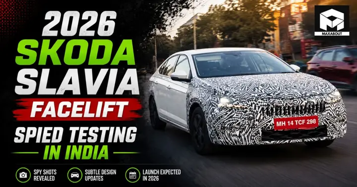 2026 Skoda Slavia Facelift Spied Testing in India