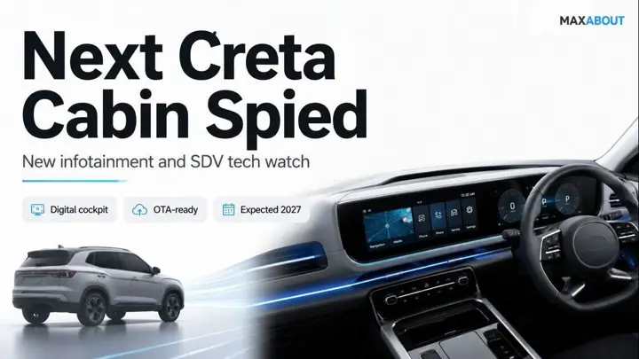 New Hyundai Creta Interior Spied With Pleos Connect & SDV