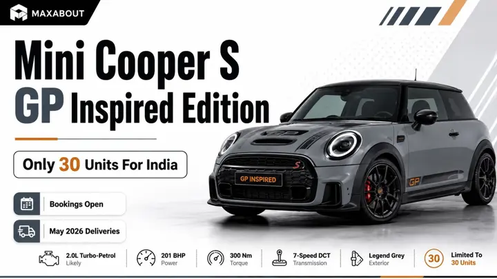 Mini Cooper S GP Inspired Edition: Only 30 Units in India