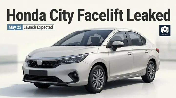 Honda City Facelift Leaked Before May 22 Launch