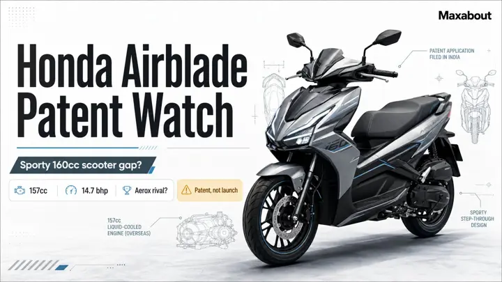Honda Airblade Design Patented in India: What It Means