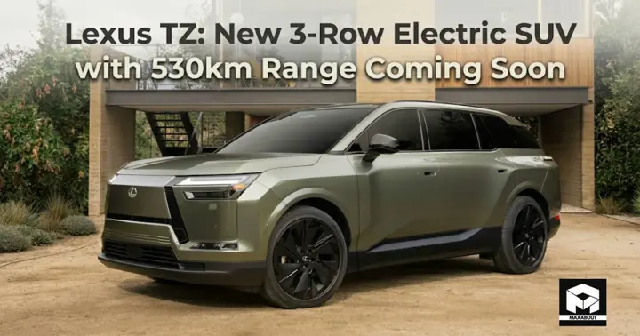 Lexus TZ: New 3-Row Electric SUV with 530km Range Coming Soon