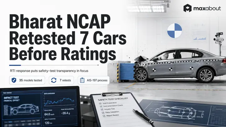 Bharat NCAP Retested 7 Cars Before Results: What It Means