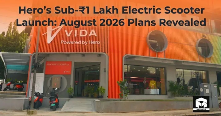 Hero's Sub-₹1 Lakh Electric Scooter Launch: August 2026 Plans Revealed
