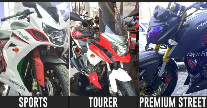Custom Made TVS Apache RTR 200 Sports, Tourer & Premium Street Version