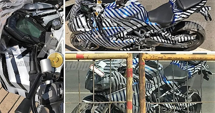 TVS Akula 310 spied up close while testing in India