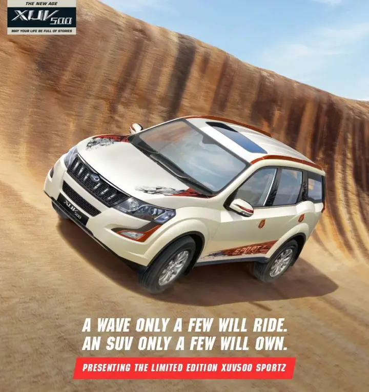 new-mahindra-xuv500-sportz-limited-edition-press-image