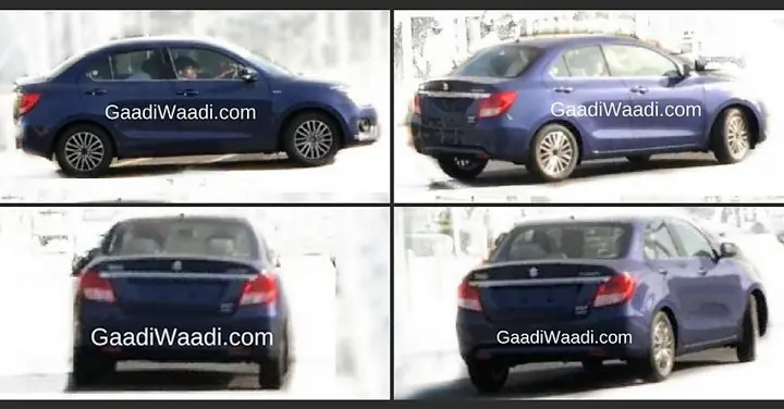 2017 Maruti Suzuki Swift Dzire Spied Undisguised in India
