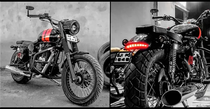 Flawlessly Modified Royal Enfield Classic 350 by Grid7 Customs