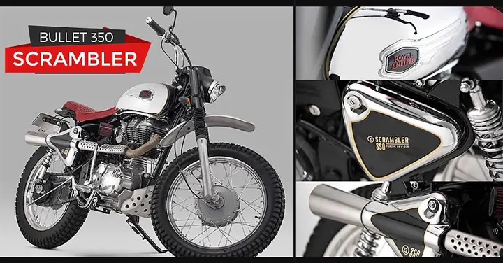 Royal Enfield Bullet 350 Moltar Scrambler by Thrive Motorcycle