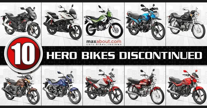 Hero MotoCorp Discontinues 10 Bikes in India