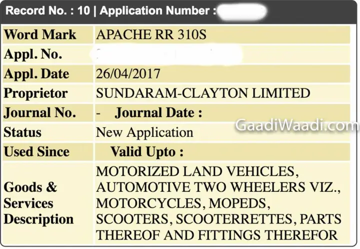TVS-Apache-RR-310S-TradeMark
