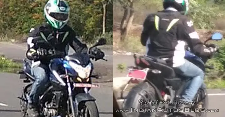 Uncamouflaged Bajaj Pulsar NS160 Spotted Testing in India