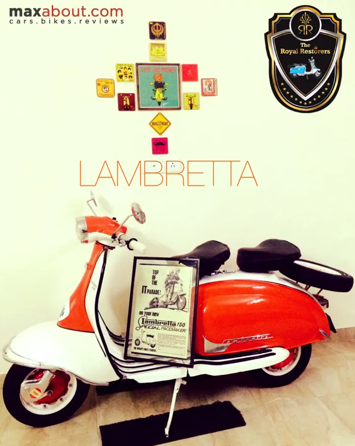 Restored Lambretta Scooter