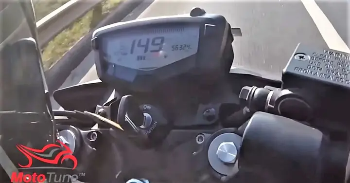 TVS Apache RTR 200 Top Speed [149 kmph] Video by MotoTune