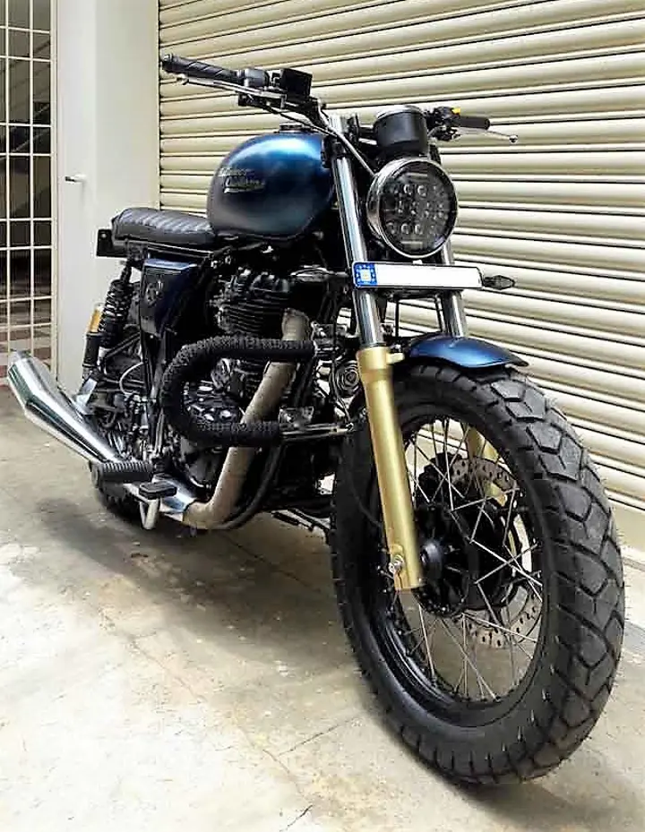 Custom-Made Royal Enfield Scrambler 140