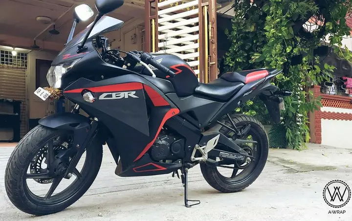 Matte Black Honda CBR150R Sportbike