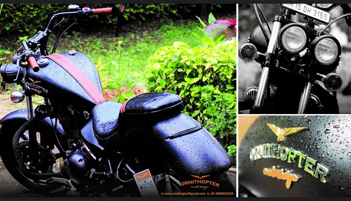 Meet Royal Enfield Electra Charcoal Edition by Ornithopter Moto Design