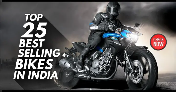 Top 25 Best Selling Bikes in India [November 2017]