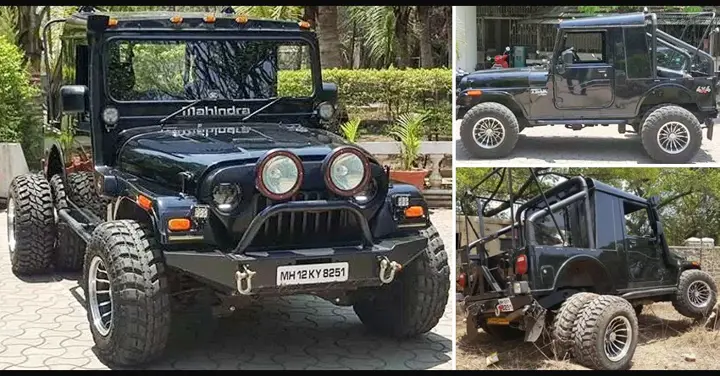 Modified Mahindra Thar SUV by Grizzly Motor Works (Pune)