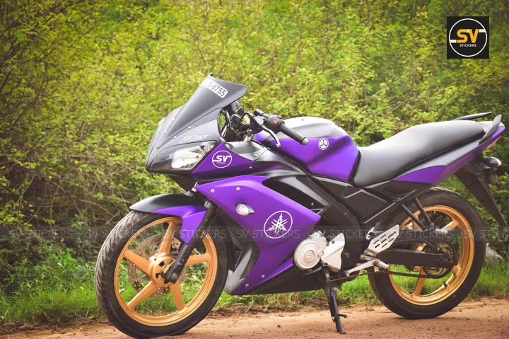 Purple Yamaha R15