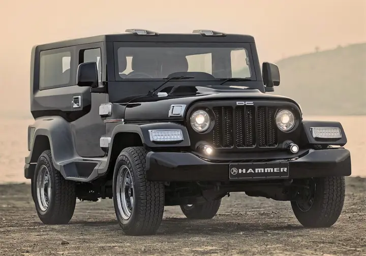 Mahindra Thar Hammer Front 3-Quarter View