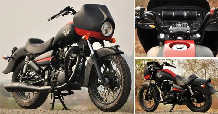 Royal Enfield Thunderbird 350 Black Buck by EIMOR Customs