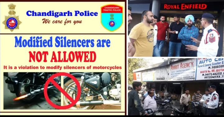 Chandigarh Traffic Police Puts a Ban on Loud Aftermarket Exhausts