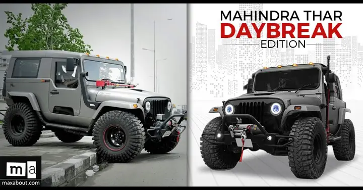 5 Quick Facts About the Mahindra Thar Daybreak Edition
