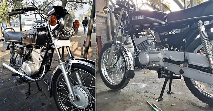 Perfectly Restored Yamaha RX 100 by DA MODS (Gurgaon)