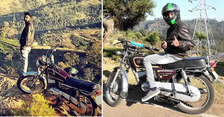 1450 Kms Covered in 22 Hours on a Yamaha RX 135 by Jenith Nithin