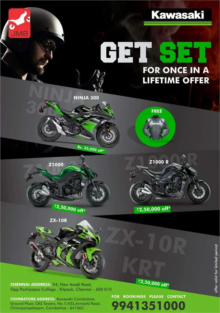 Kawasaki Offering Discounts