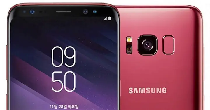 Samsung Galaxy S8 Burgundy Red Edition Launched @ INR 49,990