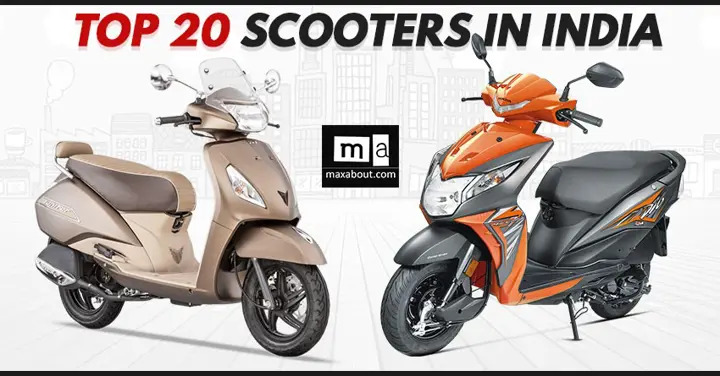 Top 20 Best-Selling Scooters in India (March 2018)