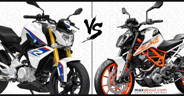 BMW G310R vs. KTM Duke 390