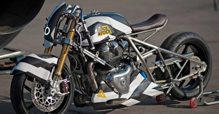 650cc Royal Enfield LockStock Dragster Officially Unveiled