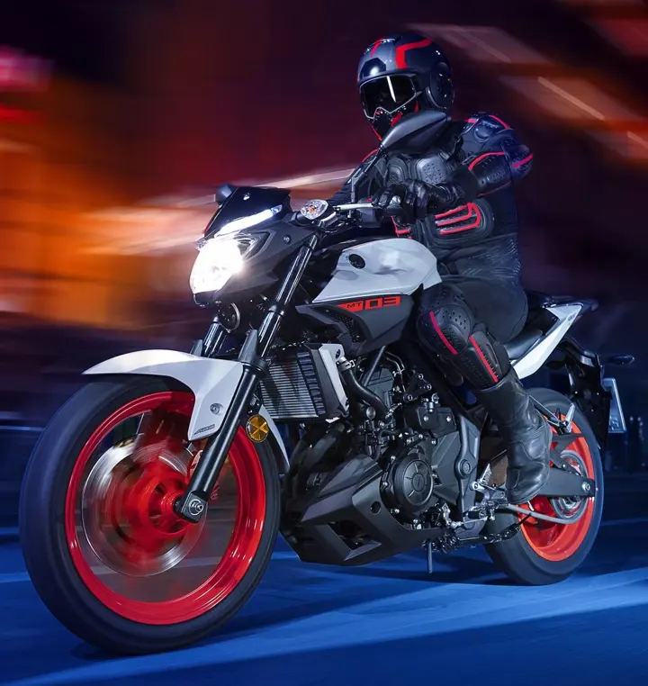 2019 Yamaha MT-03 Front 3-Quarter