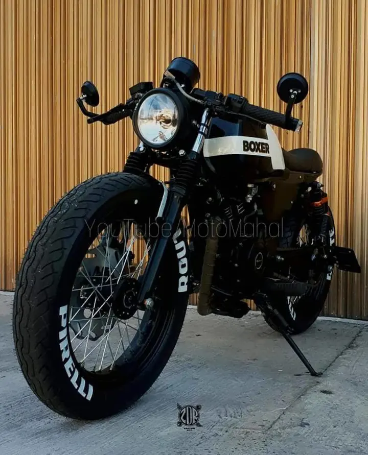 Modified Bajaj Boxer 150 Cafe Brat