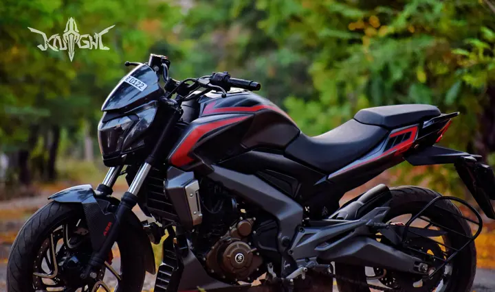 Last-Gen Bajaj Dominar Wrapped in Satin Grey