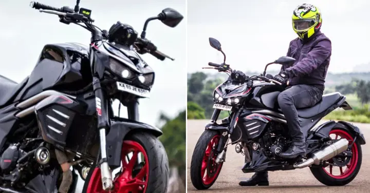Mahindra Mojo Modified to Look Like a Kawasaki Z1000
