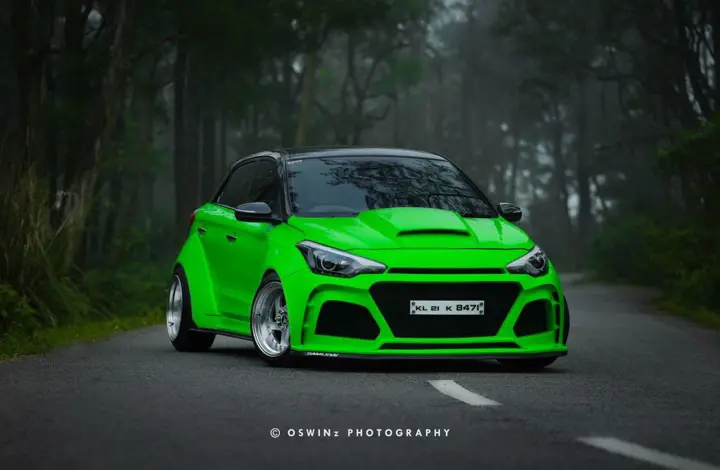 Hyundai Elite i20 Widebody Front View