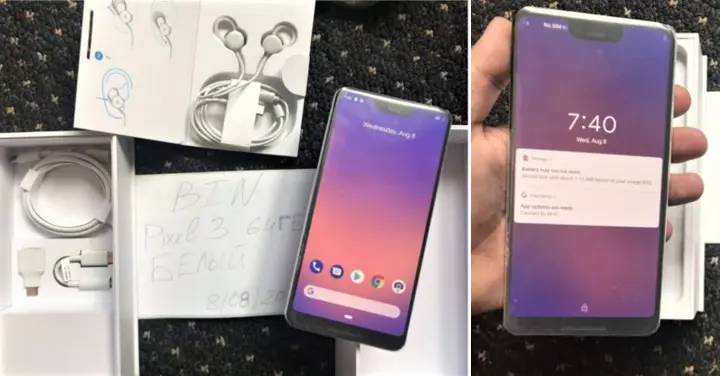 Google Pixel 3 XL Specs & Photos Leaked