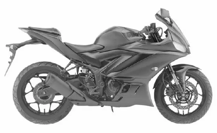 2019 Yamaha R3 Patent Images Surface
