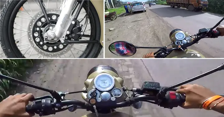 Royal Enfield Classic 350 ABS Test Video by Bullet Singh Boisar