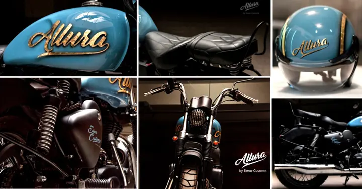 500cc Royal Enfield Classic Allura Edition by EIMOR Customs