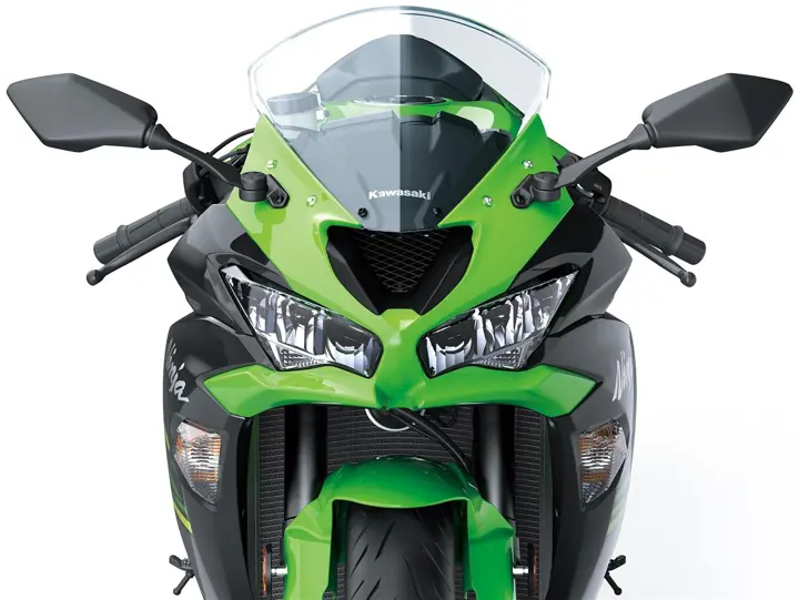 Closeup Shot of Kawasaki Ninja ZX-6R