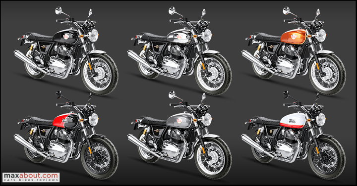 Royal Enfield Interceptor 650 Colors