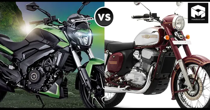 2019 Bajaj Dominar 400 vs Jawa Classic Rear Disc