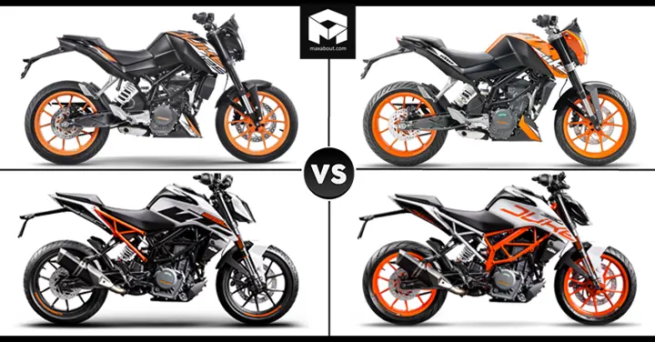 KTM Duke Comparison: 125 vs 200 vs 250 vs 390