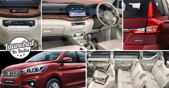 2019 Maruti Suzuki Ertiga Launched in India Starting @ INR 7.44 Lakh